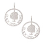 Silver Black Girl Magic Earrings
