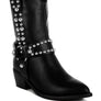 Altair Studded Harness Detail Boots