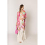 DIONA J FLORAL PRINT KIMONO ONE SIZE COLOR PINK