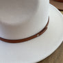 FEDORA HAT LEATHER BELT