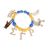 Blue Bead Sigma Bracelet