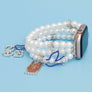 ZPB Sorority White Pearl Watch Band for Women