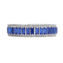 ZPB Sorority Blue Baguette Bling Tennis Bracelet