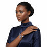 ZPB Snake Chain Triple Charm Luxe Bead Bracelet
