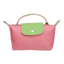 Pink Nylon Mini Pouch Handle Strap