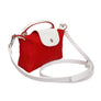 Red Nylon Mini Pouch Handle Strap