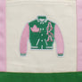 AKA Sorority Large Canvas Tote Bag Reusable Merch
