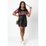 DST Sorority Black and Red Sequin Jersey Shirt