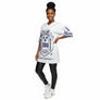 ZPB Sorority White Sequin Jersey Shirt for Women