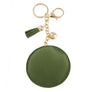 AKA Pink Green Padded Sorority Keychain