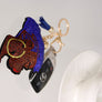 Blue Hair Woman Keychain