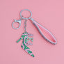 Keychain AKA Sorority Pink Green Heel for Women