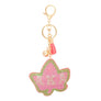 AKA Sorority Pink Ivy Padded Keychain