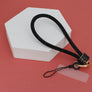 Rhinestone Phone Wrist Strap Black Bling Accessory