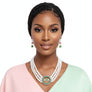 AKA Pearl Necklace Pink Green AKA Set