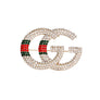 GG Stripe Gold Brooch