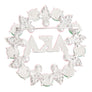 AKA Brooch Pink Green AKA Pearl Pin