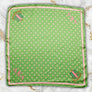 AKA Green Polka Dot Square Sorority Scarf