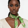 AKA Green Polka Dot Square Sorority Scarf