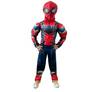 Kids Spiderman Mask Muscle Costume - Padded Superhero Bodysuit for Boys & Girls