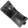 Cross Skeleton Genuine Leather Men’s Bifold Wallet, Vintage Personal with Skull Cross Embossed Design - DJ Comics