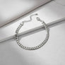 Anklet 6.5mm Stainless Steel Herringbone Chain