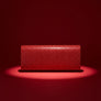 Clutch XLong Red Rhinestone Flap Evening Bag