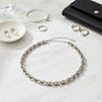 8mm Silver Stainless Steel Handmade Chain Necklace