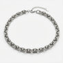 8mm Silver Stainless Steel Handmade Chain Necklace