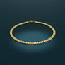 Mens 20in 8mm Gold 18K Stainless Steel Miami Chain