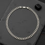 Mens 20in10mm Silver Stainless Steel Curb Chain