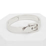 Bangle Silver Belt Buckle Contemporary Bracelet