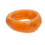 Bangle Orange Marbled Chunky Retro Resin Bracelet