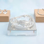 Bangle Transparent Clear Prism Wave Facet Bracelet