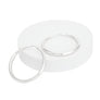 Hoop Sleek Silver Graduated Design Earrings Women