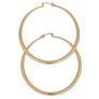 Hoop Classic 3 in Graduated Gold Earrings Women