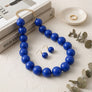 Mod Style Royal Blue Chunky Bead Necklace