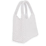 Top Handle Luxe Lady White Pearl Hollywood Handbag
