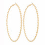 Hoops Large Twisted Gold Earrings for Women