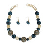 Beaded Green Dreamy Oceanic Chunky Necklace