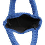 ZPB & SGRHO Blue Corduroy Small Tote Handbag