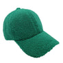 Green Sherpa Baseball Hat for Women