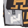 Kimono Black and Camel Geometric Print Women