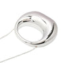 Handbag Silver Mirror Crescent Moon Evening Bag