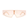 Sunglasses Pink Thin Visor Modern Eyewear Women