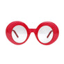 Sunglasses Red Round Retro Eyewear for Women