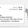VEVOR Meat Slicer 180W Electric Deli Food Slicer SUS420 Stainless Steel Blade and Blade Guard Adjustable Thickness for Home Use