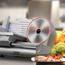 VEVOR Meat Slicer 180W Electric Deli Food Slicer SUS420 Stainless Steel Blade and Blade Guard Adjustable Thickness for Home Use