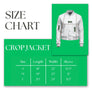 AKA Greek Apparel S Cropped Satin Varsity Jacket