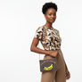Gray Banana Clutch